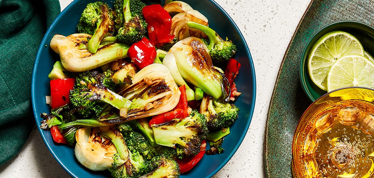 Charred Broccoli & Bok Choy with HoneyHoisin Sauce Sobeys Inc.