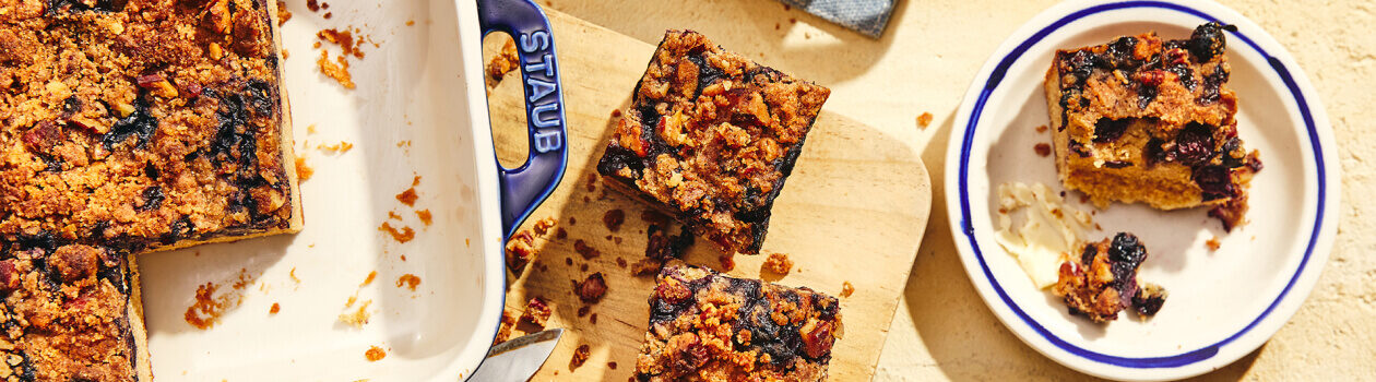 Blueberry and Brown Butter Squares