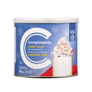 Tin of Compliments Candy Cane White Hot Chocolate Mix