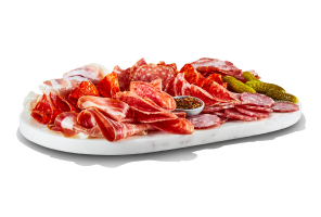 Italian Deli Meats on serving board