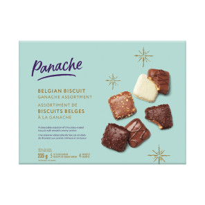 Package of Panache Belgian Biscuit Ganache Assortment
