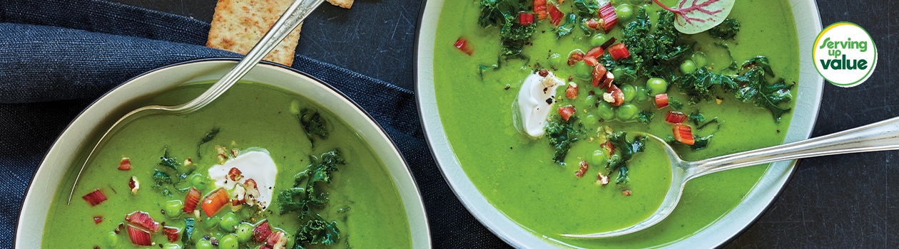 Kitchen Sink Green Vegetable Soup