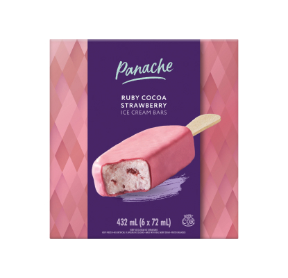 Panache Ruby Cocoa Strawberry Ice Cream Bars