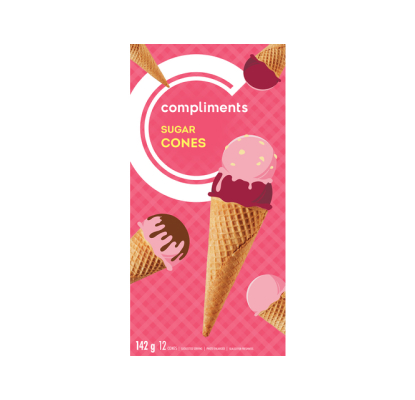 Compliments Sugar Cones