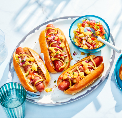 Italian-inspired Loaded Hot Dog