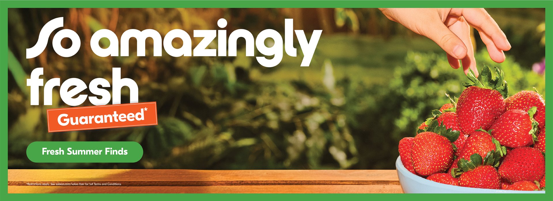 So amazingly fresh guaranteed - Find fresh Summer finds