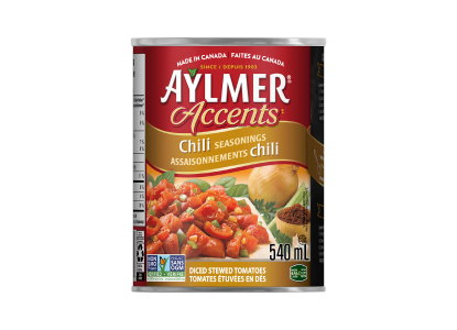 Aylmer® Accents® Chili Seasonings Diced Stewed Tomatoes