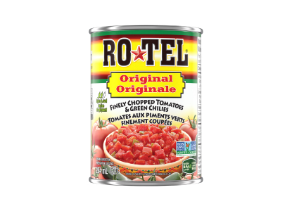 Rotel Original Finely Chopped Tomatoes & Green Chilies, 284 ml
