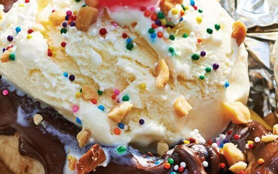 Grilled Banana Splits