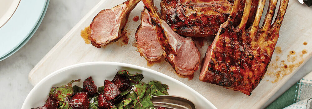 Rack lamb BeetSald