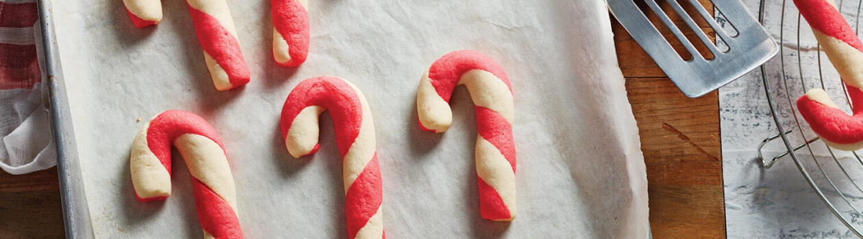 Recipe Candy Cane Cookie Twists