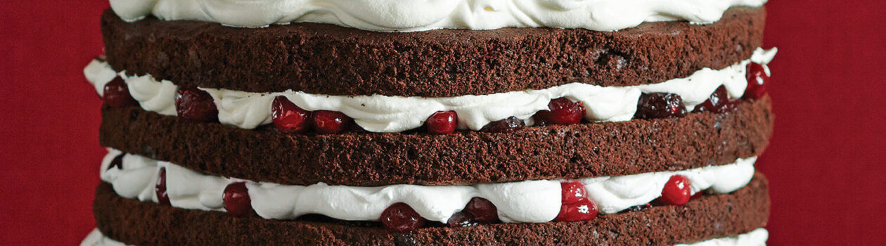 Cranberry Black Forest Cake sob