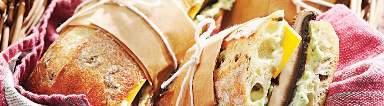 Grilled-Portabella-Sandwich with Cheese Green Onion Mayo cropped