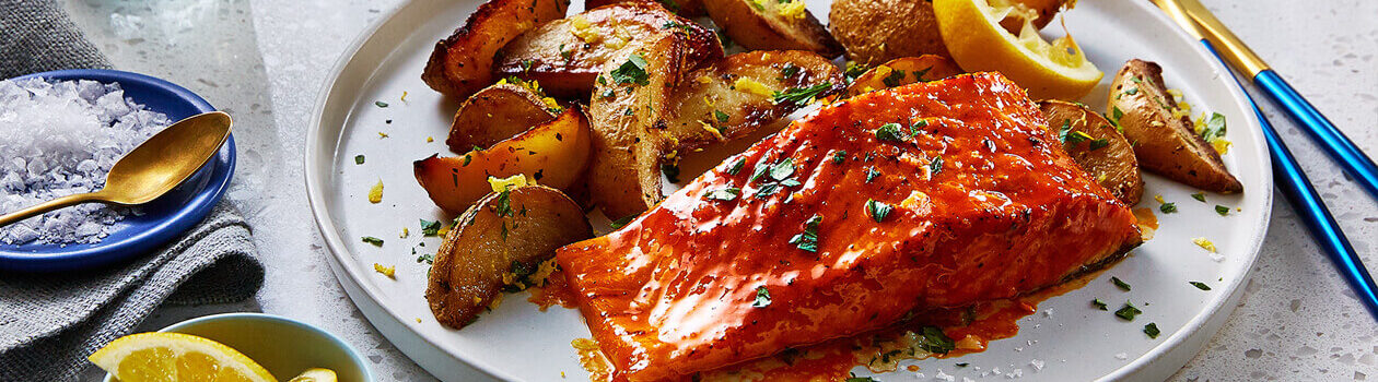 Lemon Potato Wedges