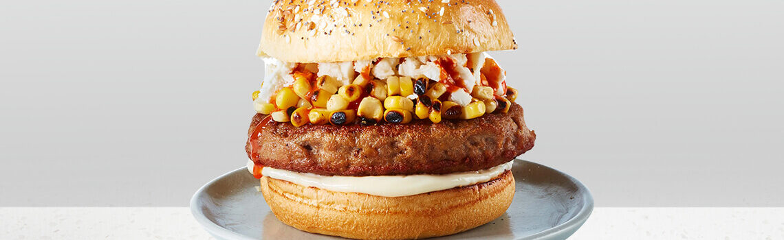 Mexican Street Corn Burger