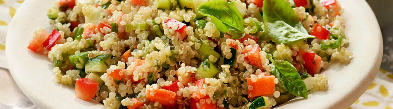 Quinoa Salad with Basil
