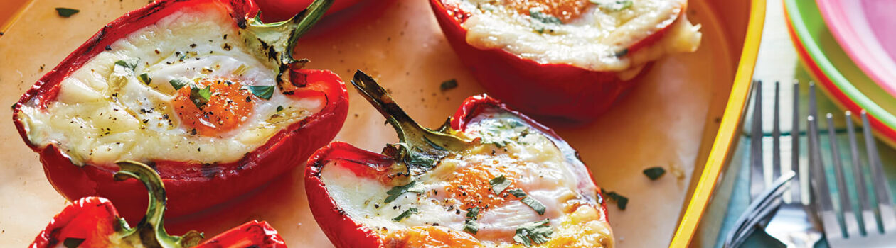 Recipe Grilled Red Pepper Egg cups A