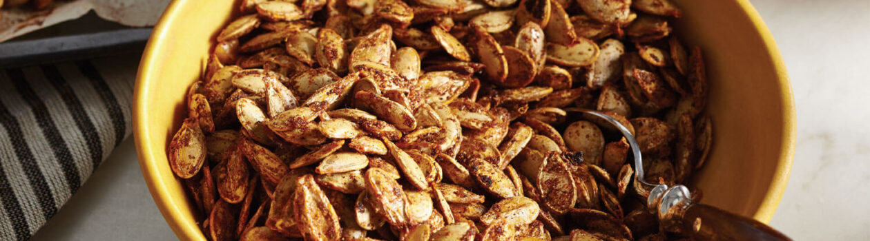 Recipe Salty Sweet Roasted Pumpkin Seeds A sobeys