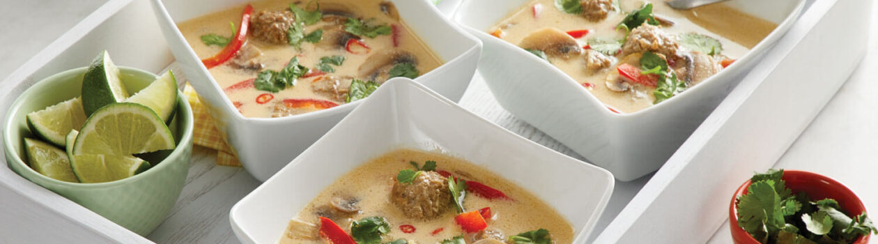 Recipe Thai Style Coconut And Meatball Soup