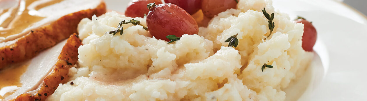 Recipe Turnip Mash w Roasted Grapes