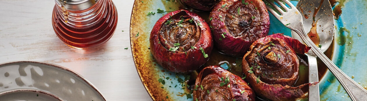 Recipe Whole Roasted Maple Onion B