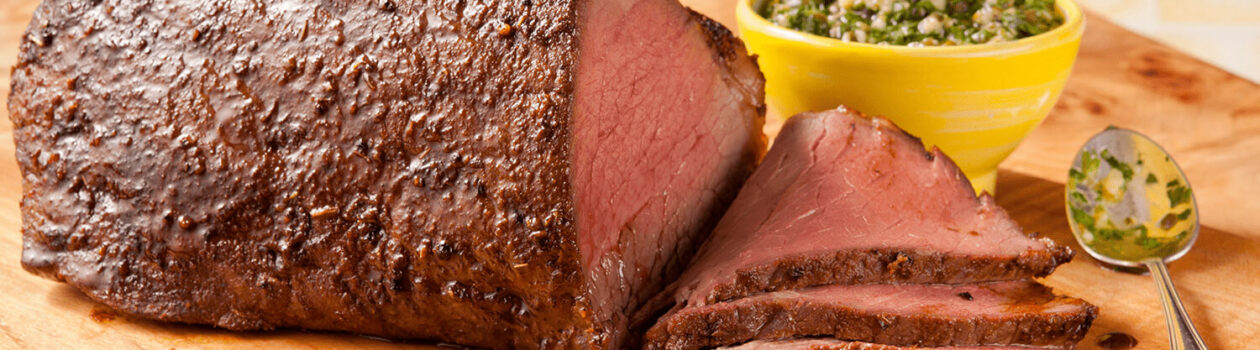 Roast Sirloin With Smoked Paprika And Salsa Verde