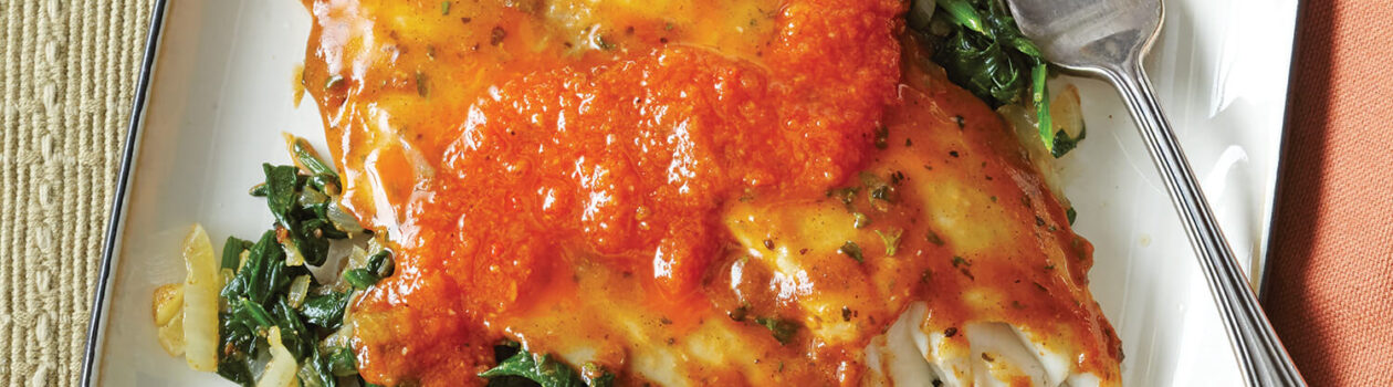 Sundried Tomato Tilapia With Spinach