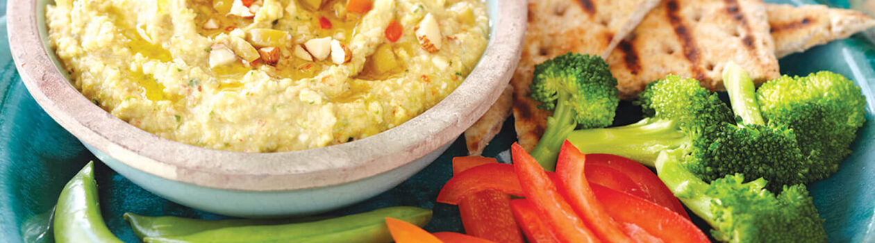 almond olive hummus