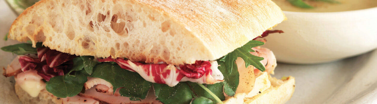 camembert turkey ciabatta loaf