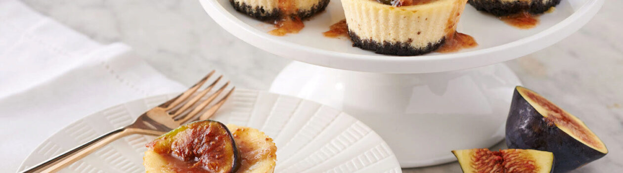 chevre cheesecakes