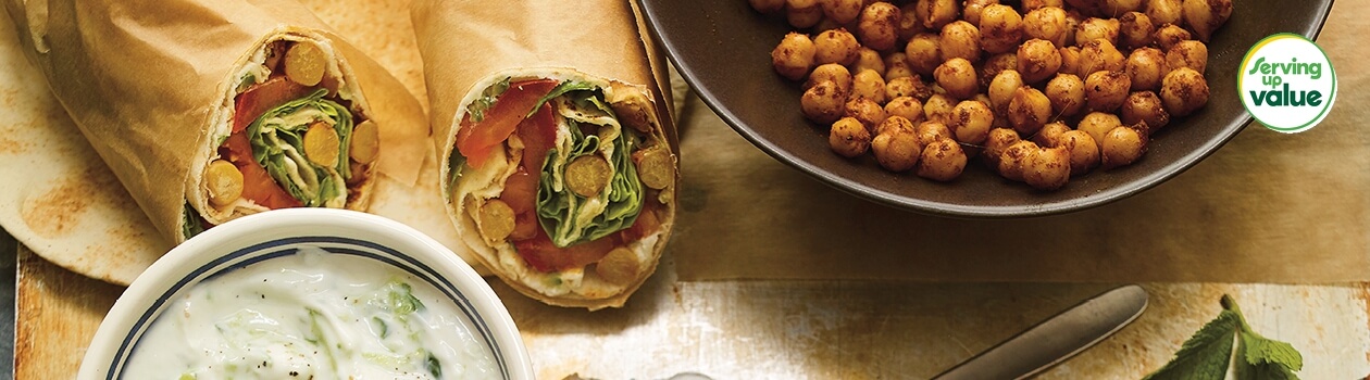 chickpea pita sandwiches