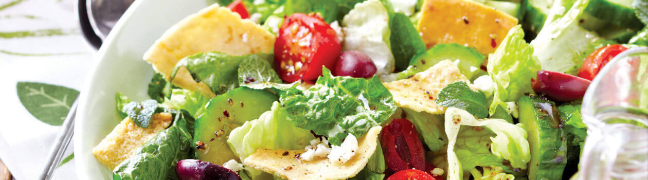greek salad mint