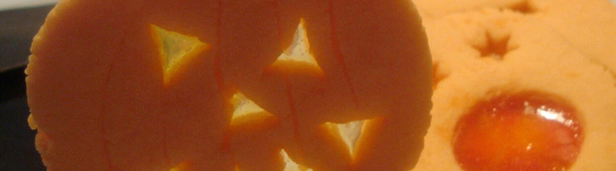 halloween jack o lantern cookies