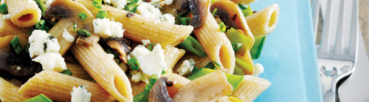 mushroom blue cheese penne