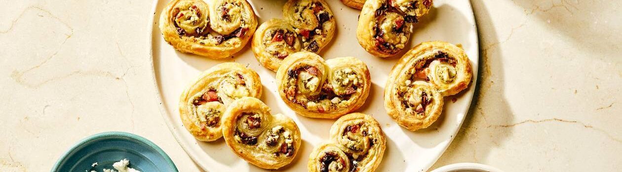 pancetta feta palmiers