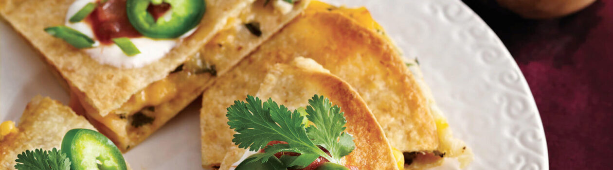 potato-cheese quesadilla