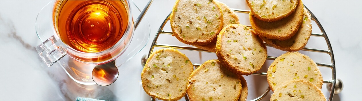rasmalai shortbread cookies