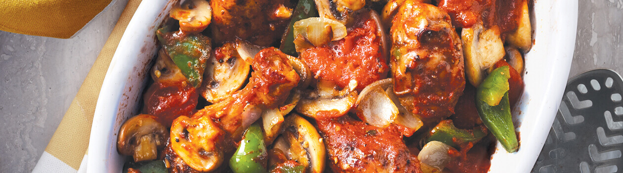 rustic chicken mushroom