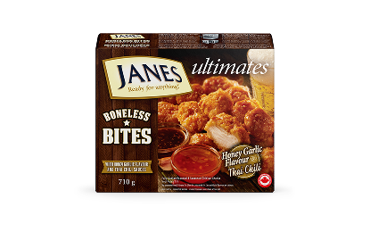 Janes ultimates Honey Garlic & Thai Chili Boneless Bites 710 g