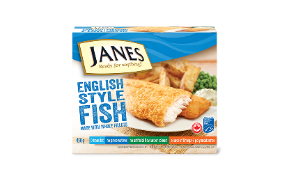 Janes English Style Fish Fillets 450 g