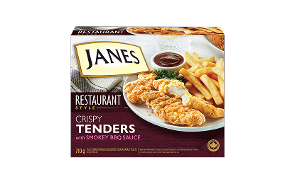 Janes Restaurant Style Crispy Tenders with Smokey BBQ Sauce 710 g