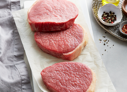 Sterling Silver Eye of Round Steak