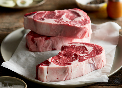 Sterling Silver Ribeye Steak