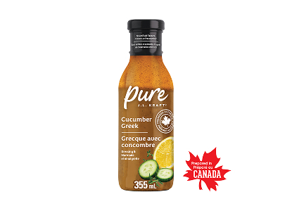 Pure JL Kraft Cucumber Greek Dressing & Marinade 355 mL