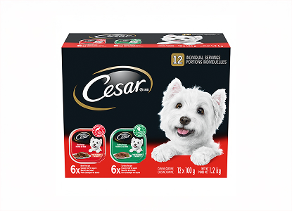 CESARĀ® Beef and Turkey Flavours Multipack 12 x 100 g