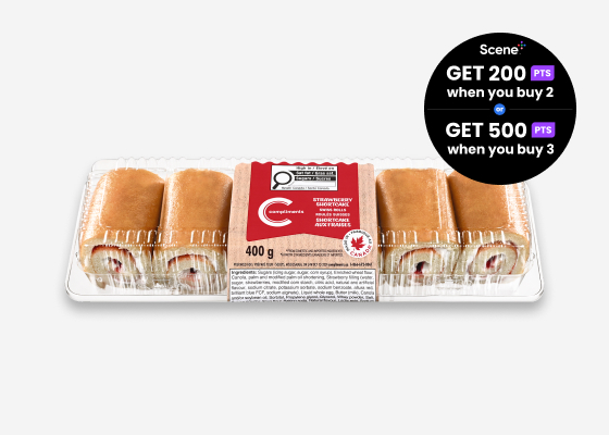 Package of Compliments Strawberry Shortcake Swiss Rolls