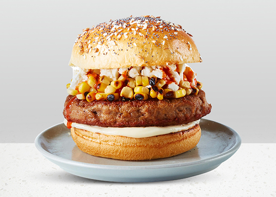 Mexican Street Corn Burger