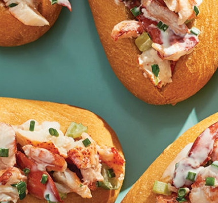 Chive-Lime Lobster Rolls