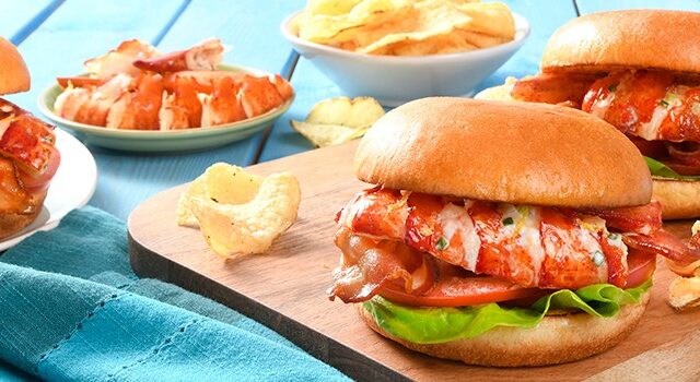 Lobster burgers