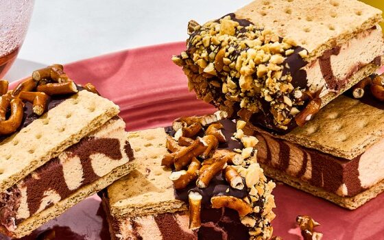 Peanut Butter S’mores Ice Cream Sandwiches